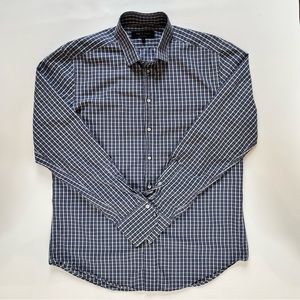 Rag & Bone Men’s Size 16 (Neck) Button-Up Shirt In Blue Plaid